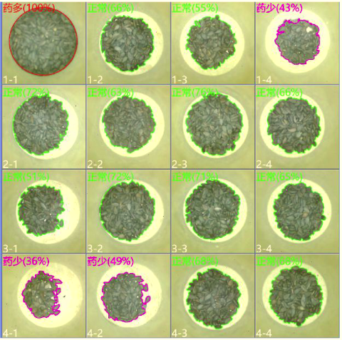 花炮生產視覺檢測儀之火藥檢測 花炮生產視覺檢測儀之火藥檢測